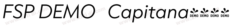 FSP DEMO   Capitana字体转换